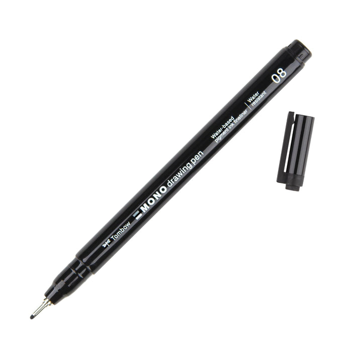 Tombow Calligraphy Drawing Pen .08, Black 