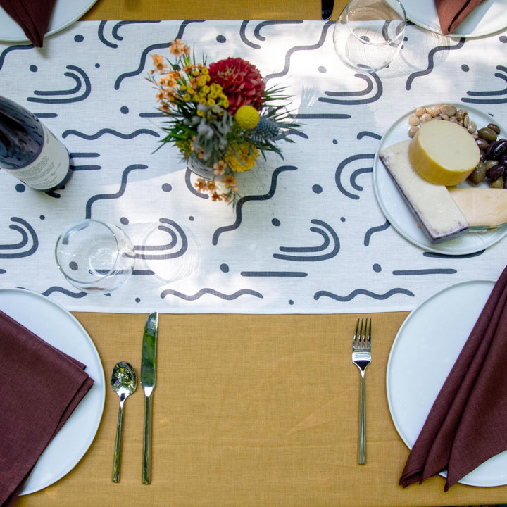 Hand Printed Table Runners