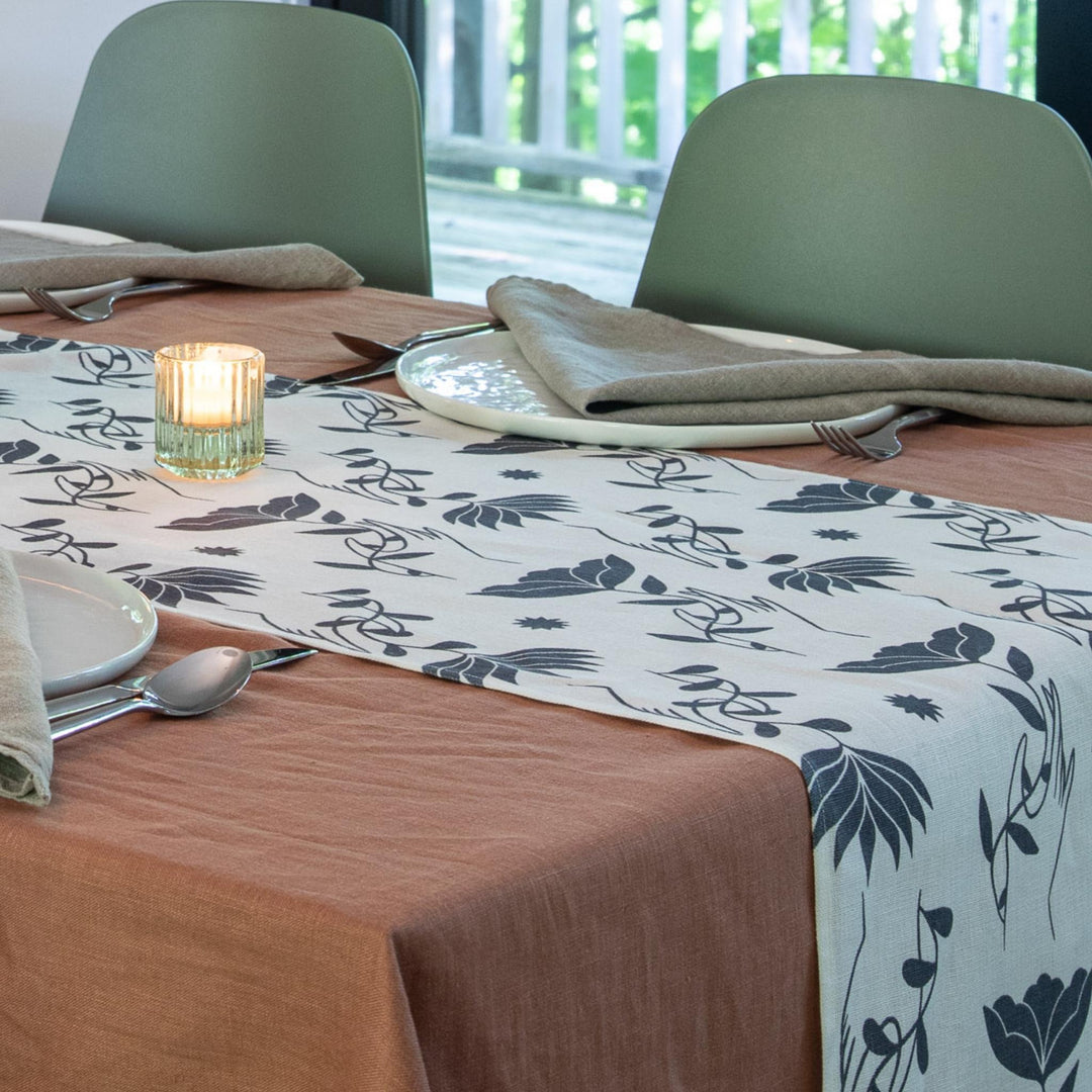 Hand Printed Table Runners